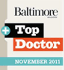 Baltimore Magazine Top Doctor November 2011