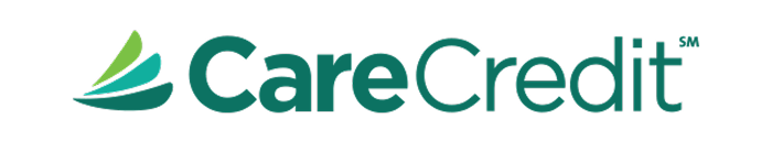 CareCredit logo with green and blue colors